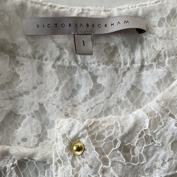 Victorias Beckham Lace blouse size 1* - Picture 5 of 6